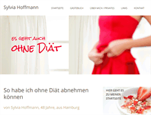 Tablet Screenshot of abnehmenkeinediaet.de